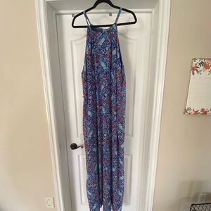 Blue Bird Maxi Dress